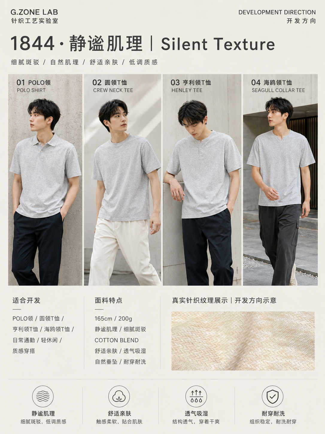 静谧肌理｜Silent Texture 开发方向与样衣效果 1