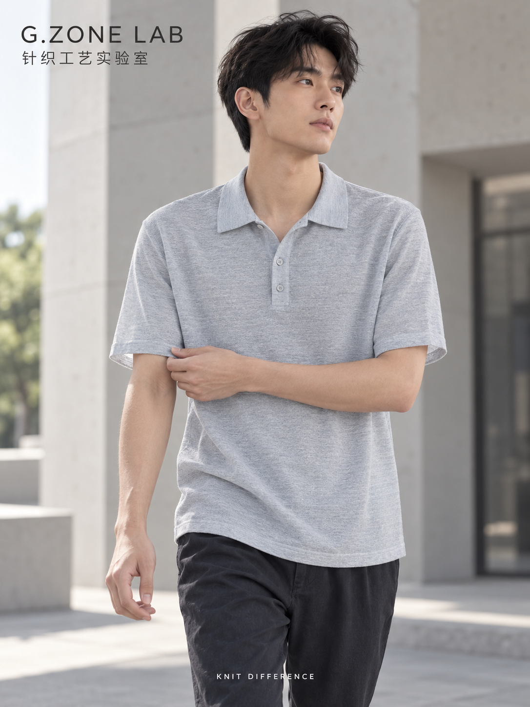 麻影横序 Linen Shadow Lines 模特展示 1