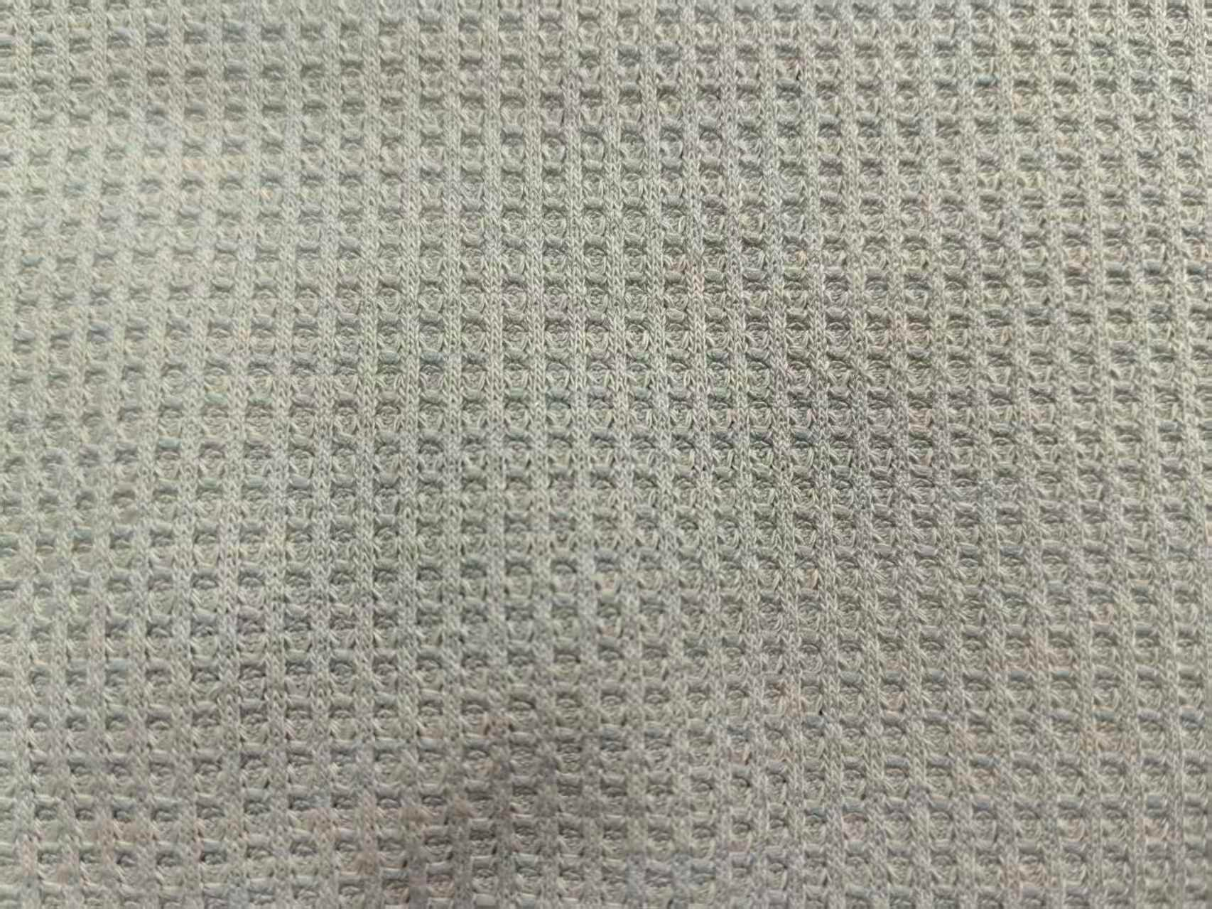 方阵浮格｜Raised Grid Knit 面料细节